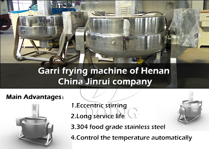 garri frying machine