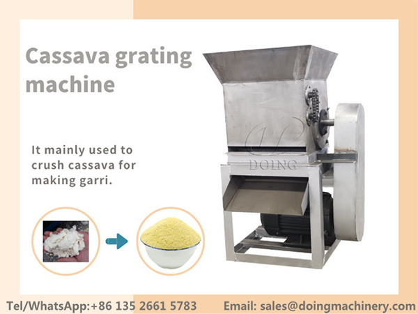The Key to High-Quality Garri: Starting with Efficient Manioc Grinder