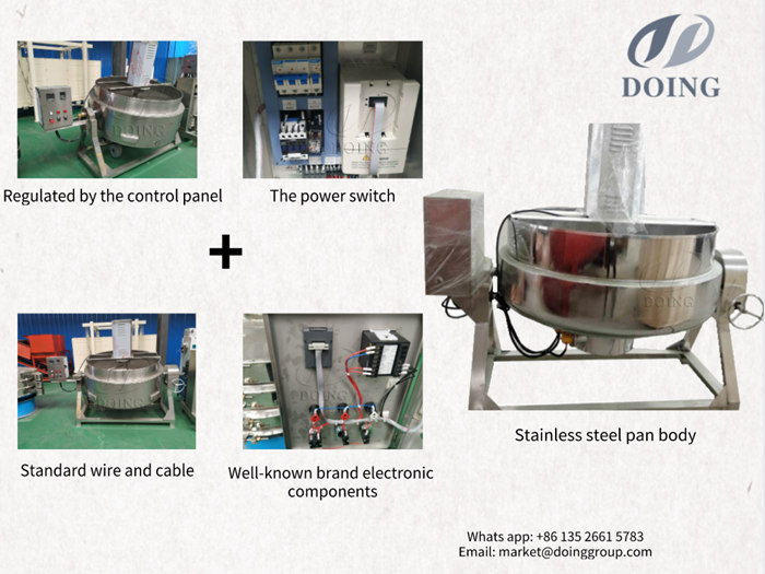 automatic garri fryer garri frying machine