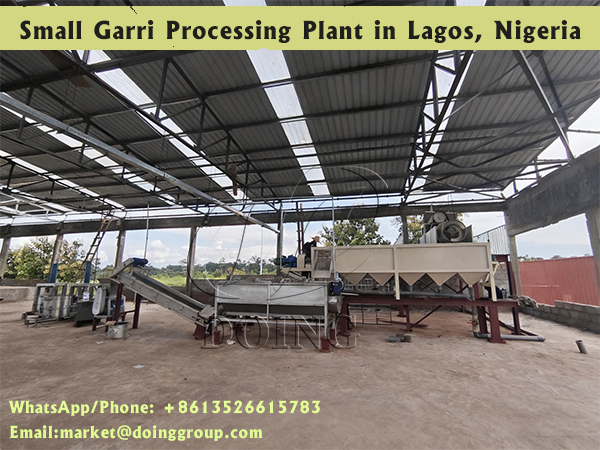 Henan Jinrui Supplies 1TPD Garri Processing Plant to Lagos, Nigeria