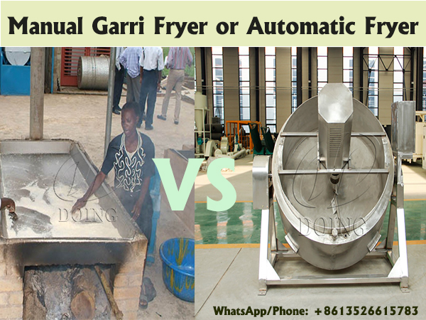 Manual vs. Automatic Garri Fryer: Which One is Right for You?