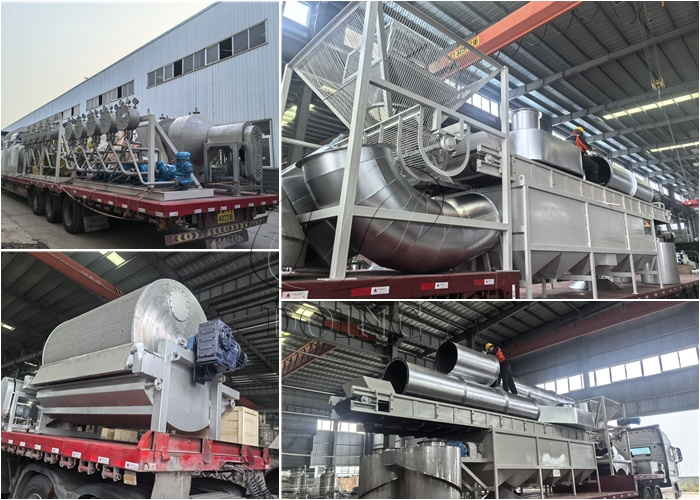 sweet potato starch machine is delivering from our factory