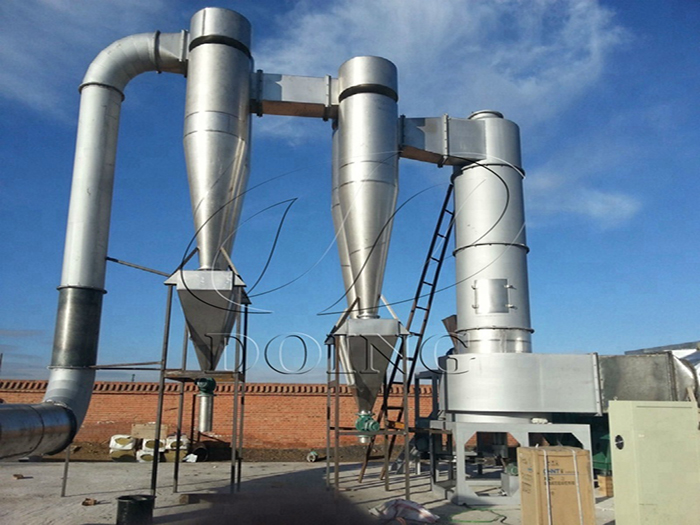 the drying system of cassava starch production line