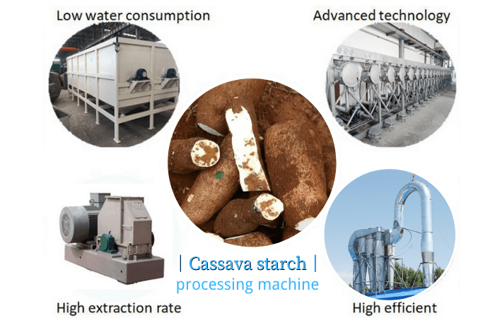 cassava starch processing machine