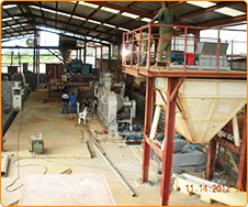 Equipo de línea de producción de planta de procesamiento de harina de yuca