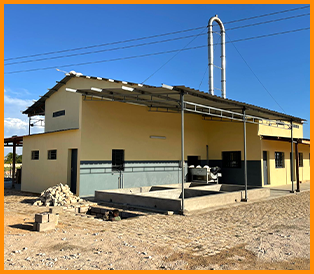 Cassava flour processing plant