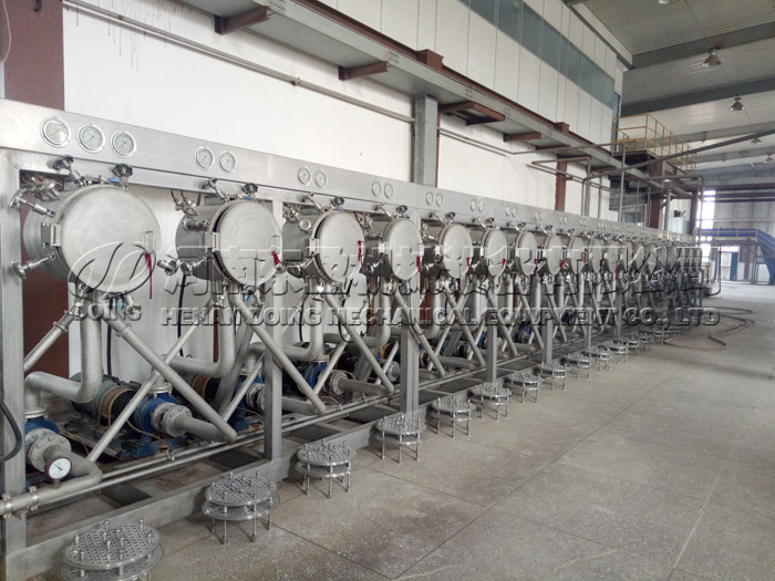 cassava starch processing machine