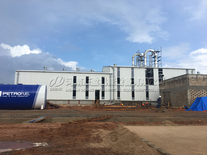 cassava flour processing plant