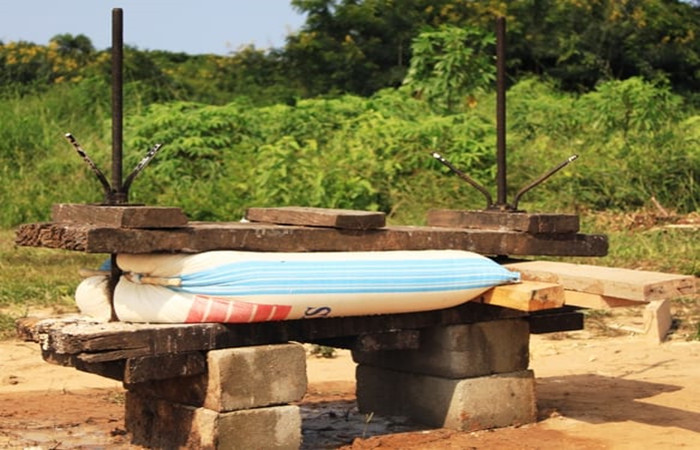 manual cassava dewatering method