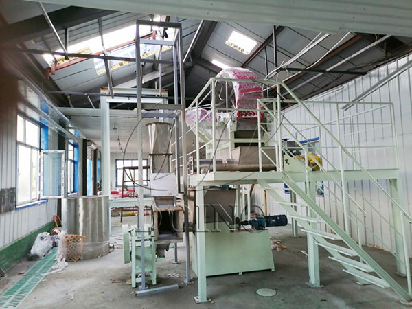 2T/h potato starch making plant project was successfully installed in Heilongjiang!