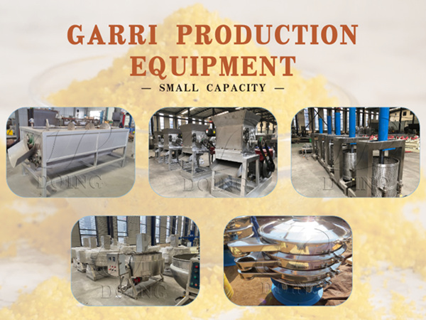 Nigerian customer purchases 1TPH garri production equipment from Henan Jinrui Company again