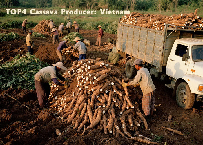 Top4 cassava producer Vietnam