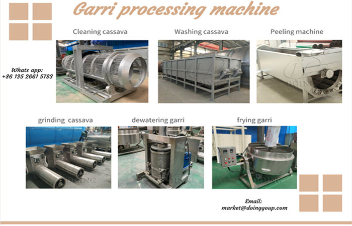 cassava processing machine