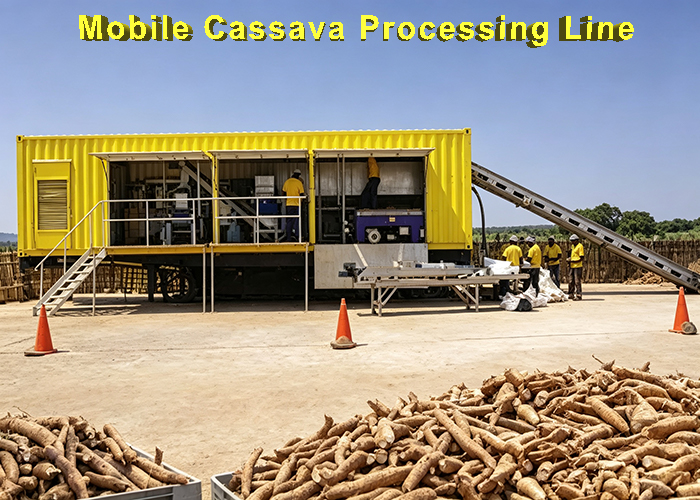 mobile cassava processing line