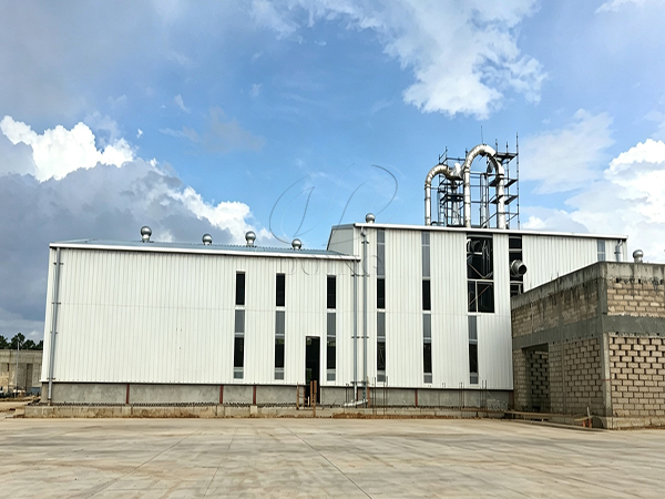 7 t/h sweet potato starch production line installed in Guangxi, China