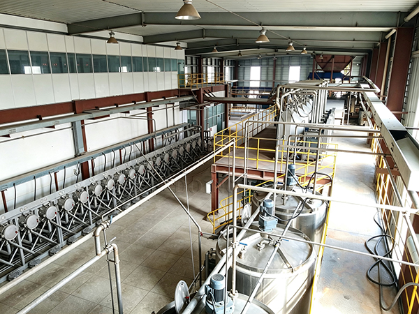 2T/h potato starch making plant project was successfully installed in Heilongjiang!