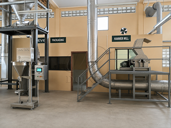 4TPH cassava flour processing plant project in Tanzania