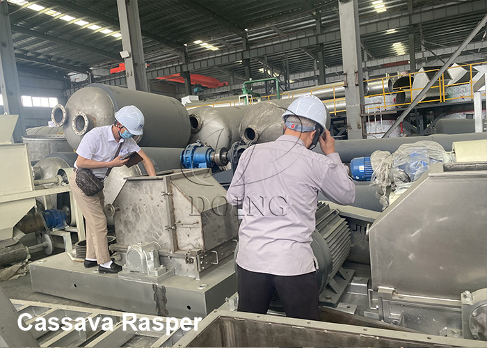 cassava starch processing machine