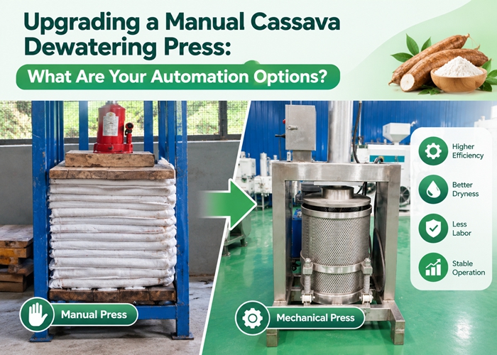 cassava dewatering machine