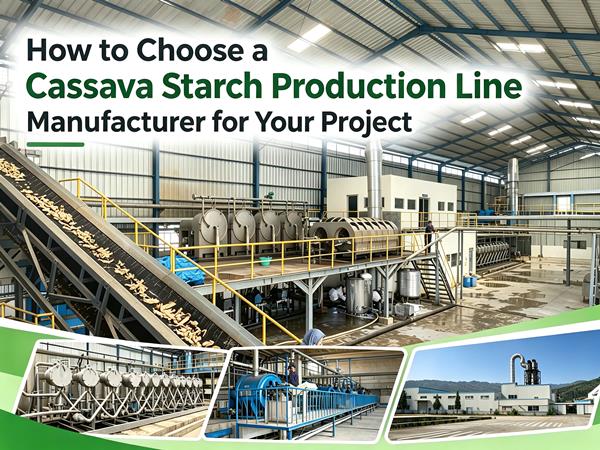 How to Choose a Cassava Starch Production Line Manufacturer for Your Project
