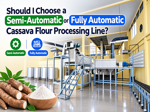 Should I Choose a Semi-Automatic or Fully Automatic Cassava Flour Processing Line?