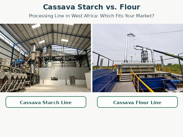 Cassava Starch vs. Flour Processing Line in West Africa: Which Fits Your Market?