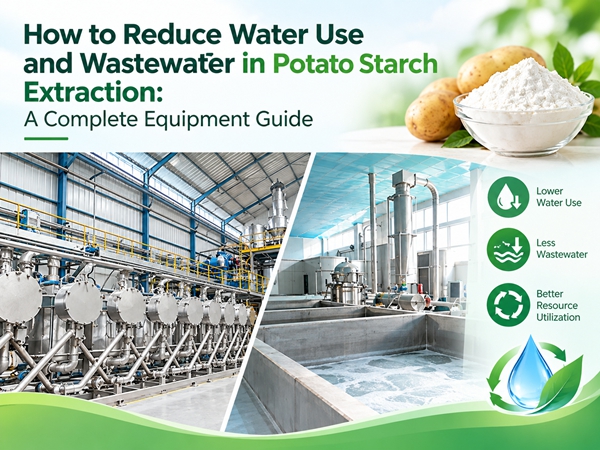 How to Reduce Water Use and Wastewater in Potato Starch Extraction: A Complete Equipment Guide