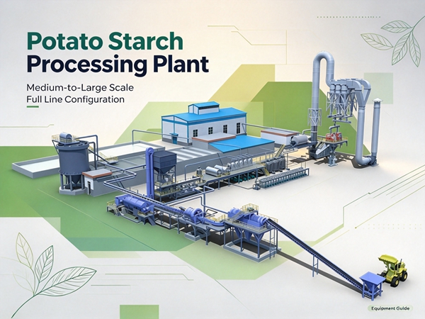 What Equipment Is Required for a Medium-to-Large Scale Potato Starch Processing Plant? Full Line Configuration Guide