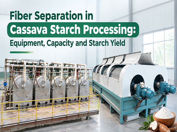 Fiber Separation in Cassava Starch Processing: Equipment, Capacity and Starch Yield