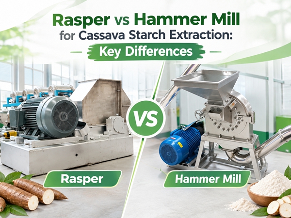 Rasper vs Hammer Mill for Cassava Starch Extraction: Key Differences