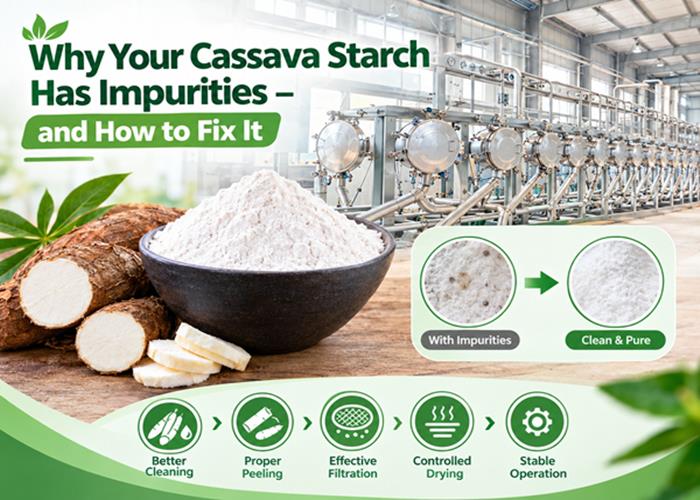 cassava starch processing line