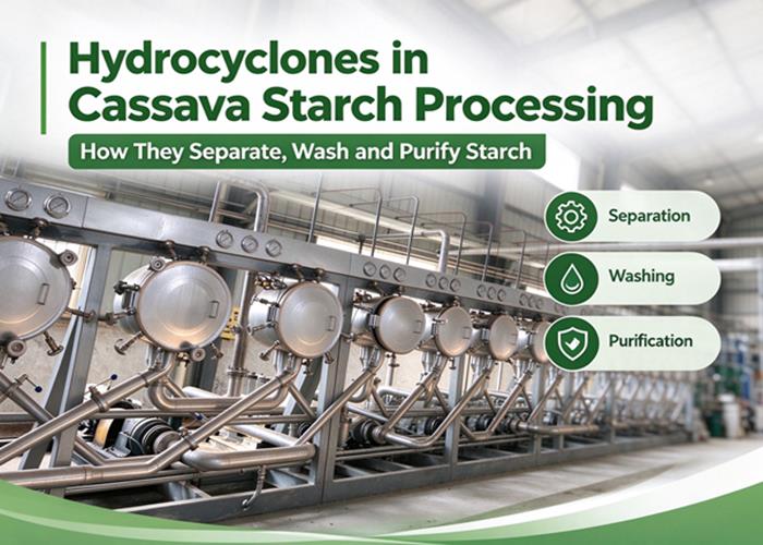 hydrocyclones in starch line
