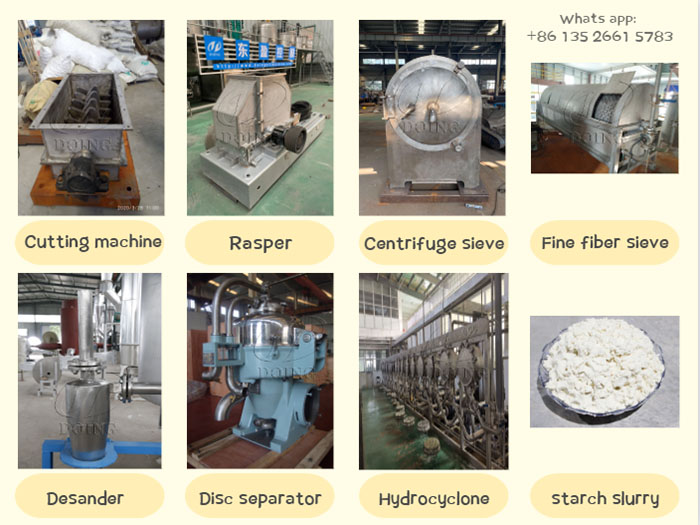 cassava starch processing machine