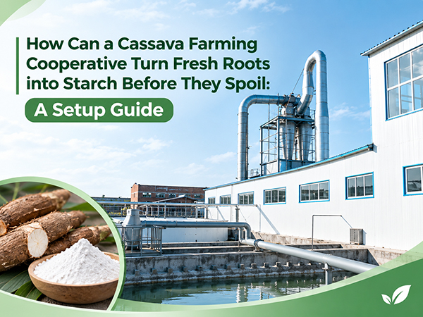 How Can a Cassava Farming Cooperative Turn Fresh Roots into Starch Before They Spoil: A Setup Guide