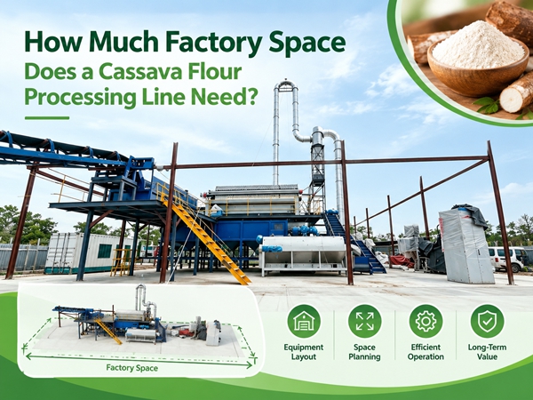 How Much Factory Space Does a Cassava Flour Processing Line Need?