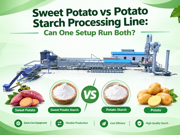 Sweet Potato vs Potato Starch Processing Line: Can One Setup Run Both?