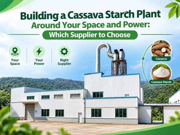 Building a Cassava Starch Plant Around Your Space and Power: Which Supplier to Choose