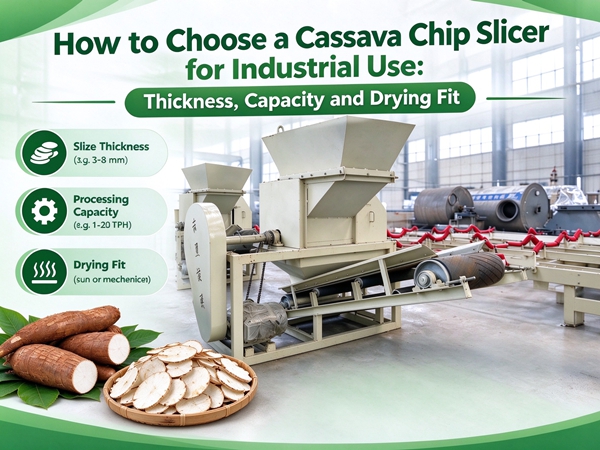 How to Choose a Cassava Chip Slicer for Industrial Use: Thickness, Capacity and Drying Fit