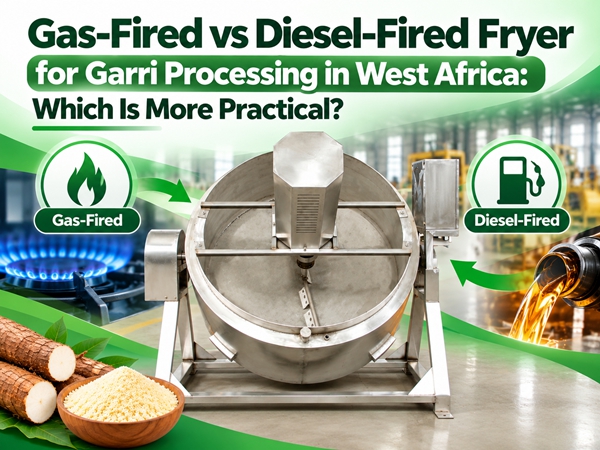 Gas-Fired vs Diesel-Fired Fryer for Garri Processing in West Africa: Which Is More Practical?
