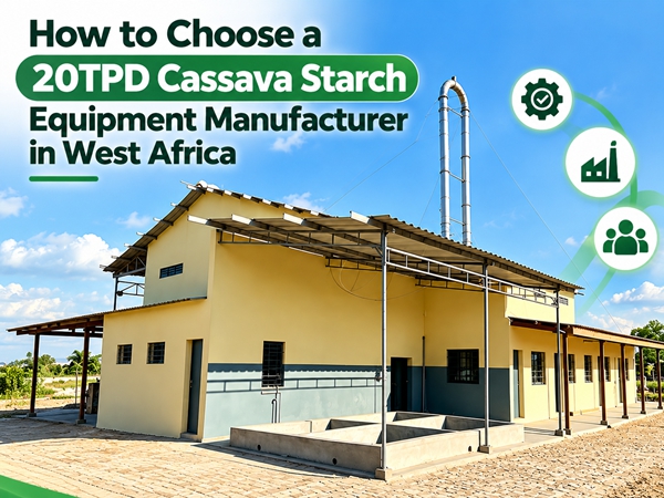 How to Choose a 20TPD Cassava Starch Equipment Manufacturer in West Africa