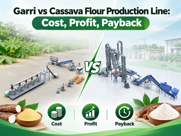 Garri vs Cassava Flour Production Line: Cost, Profit, Payback